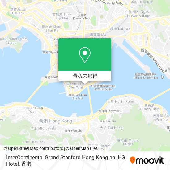 InterContinental Grand Stanford Hong Kong an IHG Hotel地圖