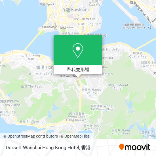 Dorsett Wanchai Hong Kong Hotel地圖