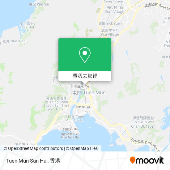 Tuen Mun San Hui地圖