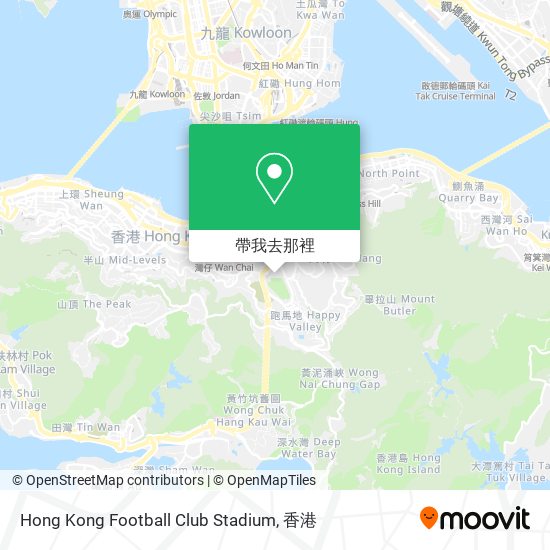 Hong Kong Football Club Stadium地圖