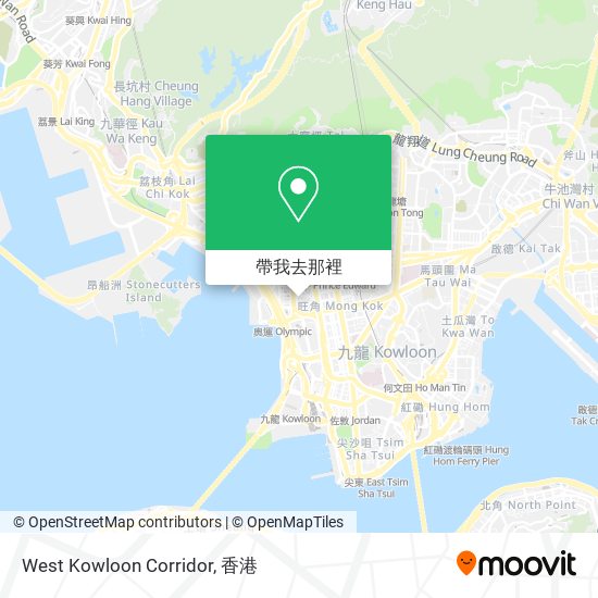 West Kowloon Corridor地圖