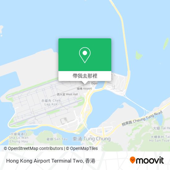 Hong Kong Airport Terminal Two地圖