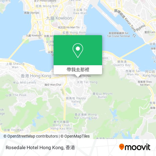 Rosedale Hotel Hong Kong地圖
