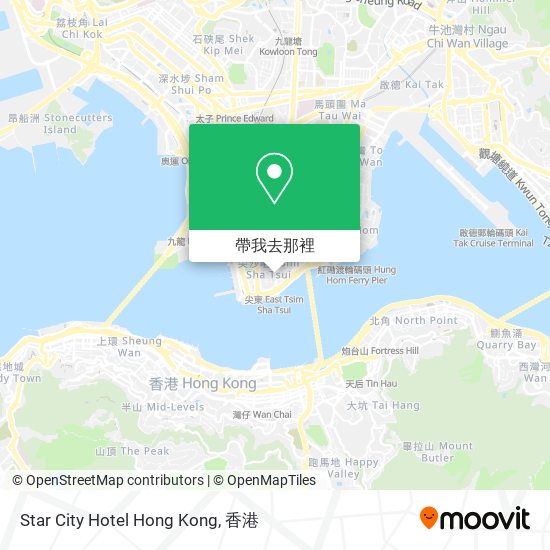 Star City Hotel Hong Kong地圖