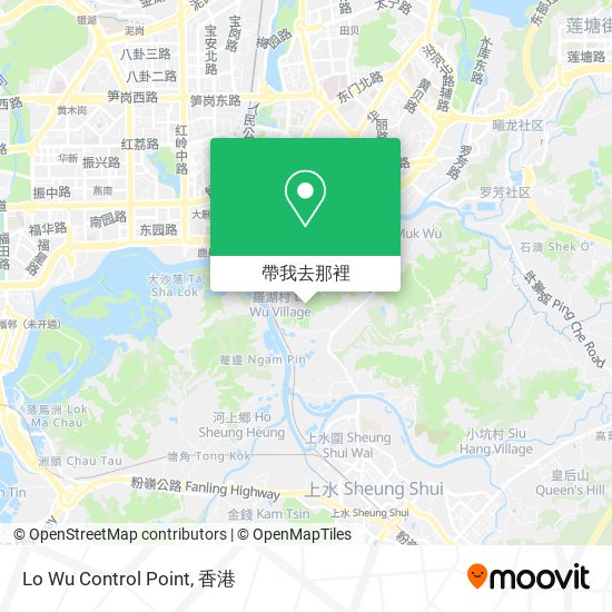 Lo Wu Control Point地圖