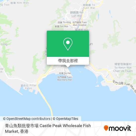 青山魚類批發市場 Castle Peak Wholesale Fish Market地圖