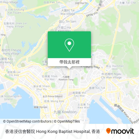 香港浸信會醫院 Hong Kong Baptist Hospital地圖