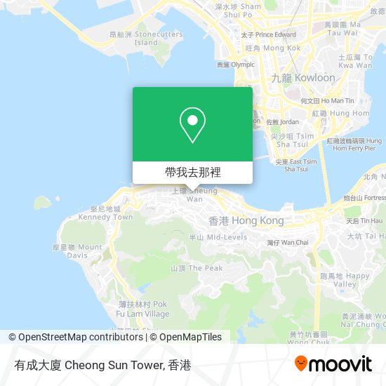 有成大廈 Cheong Sun Tower地圖
