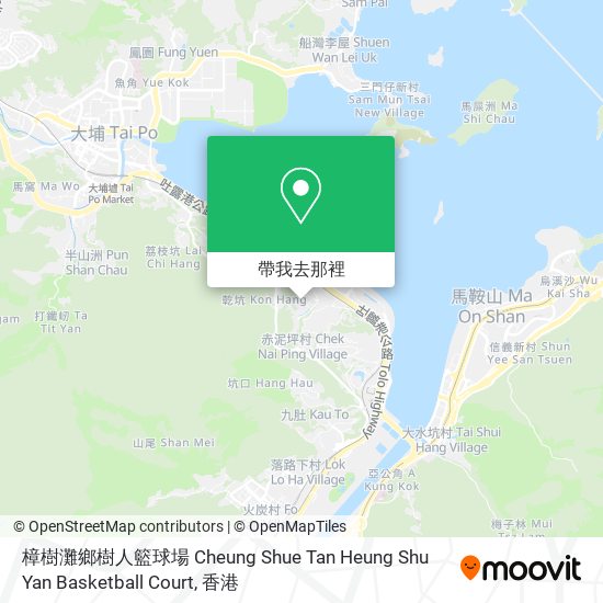 樟樹灘鄉樹人籃球場 Cheung Shue Tan Heung Shu Yan Basketball Court地圖