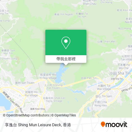 享逸台 Shing Mun Leisure Deck地圖