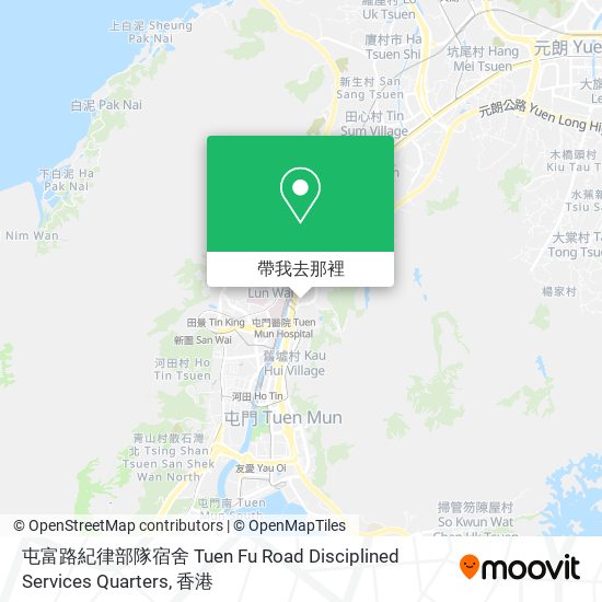 屯富路紀律部隊宿舍 Tuen Fu Road Disciplined Services Quarters地圖