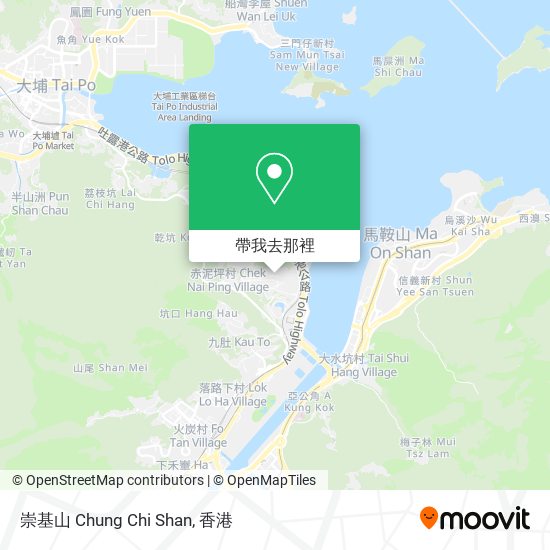 崇基山 Chung Chi Shan地圖