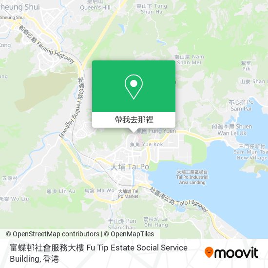 富蝶邨社會服務大樓 Fu Tip Estate Social Service Building地圖