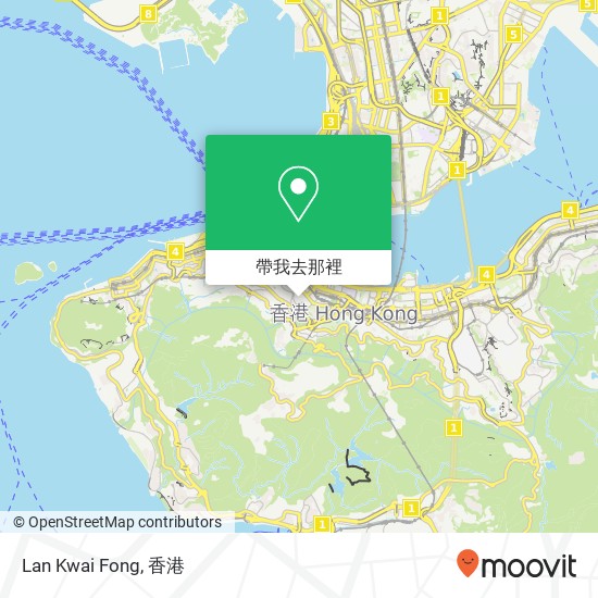 Lan Kwai Fong地圖
