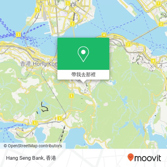Hang Seng Bank地圖
