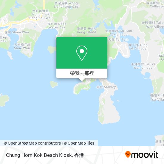 Chung Hom Kok Beach Kiosk地圖