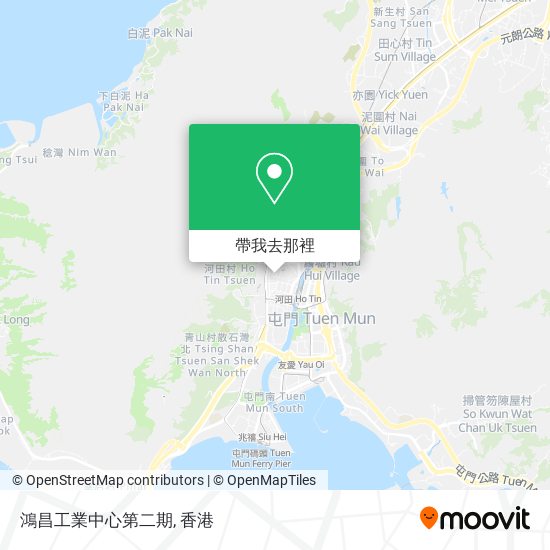 鴻昌工業中心第二期地圖