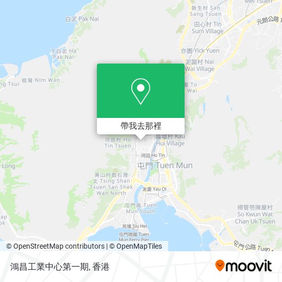 鴻昌工業中心第一期地圖