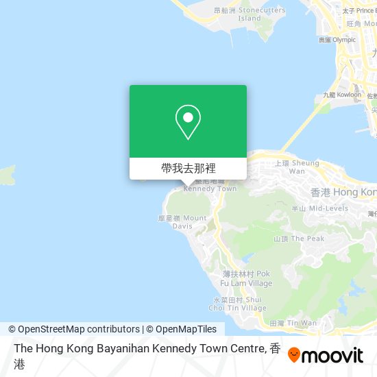 The Hong Kong Bayanihan Kennedy Town Centre地圖