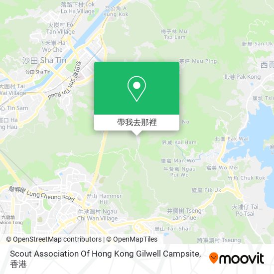 Scout Association Of Hong Kong Gilwell Campsite地圖