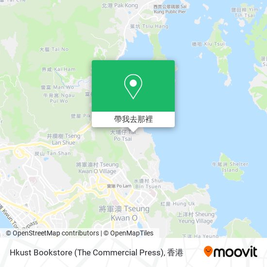 Hkust Bookstore (The Commercial Press)地圖