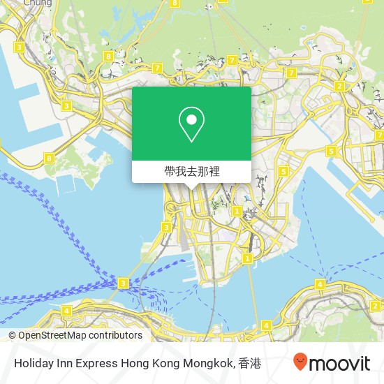 Holiday Inn Express Hong Kong Mongkok地圖