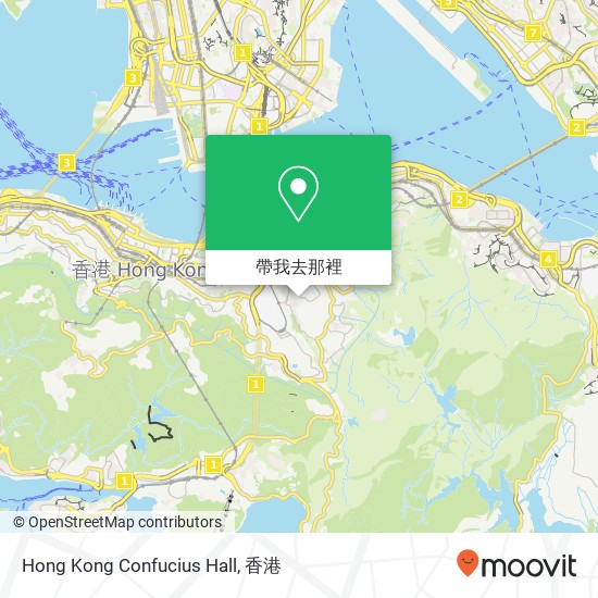 Hong Kong Confucius Hall地圖
