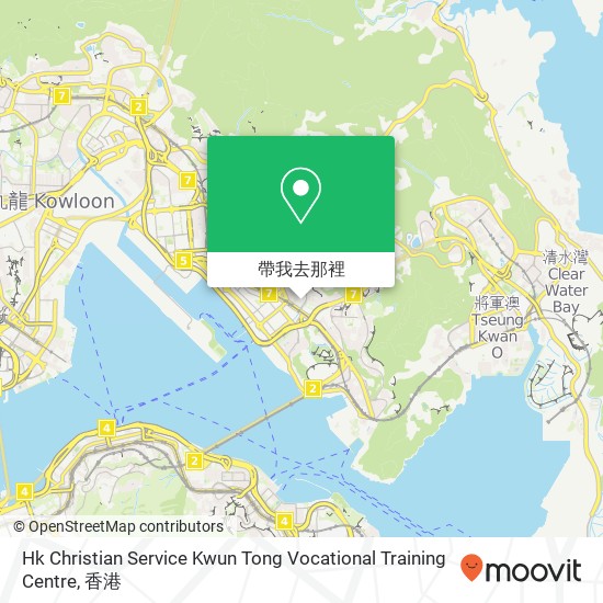 Hk Christian Service Kwun Tong Vocational Training Centre地圖