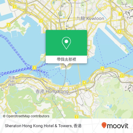 Sheraton Hong Kong Hotel & Towers地圖