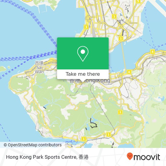 Hong Kong Park Sports Centre地圖