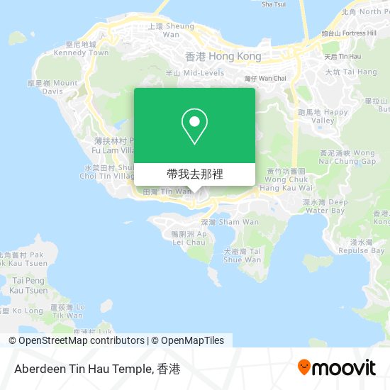 Aberdeen Tin Hau Temple地圖