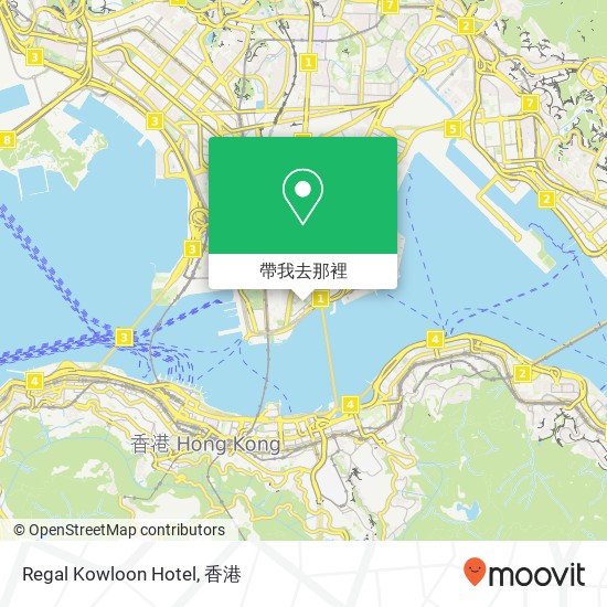 Regal Kowloon Hotel地圖