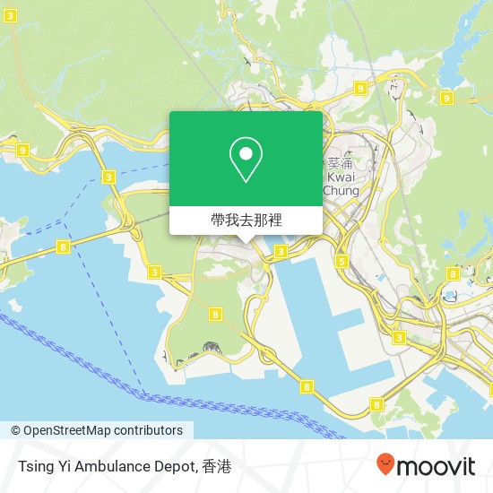 Tsing Yi Ambulance Depot地圖