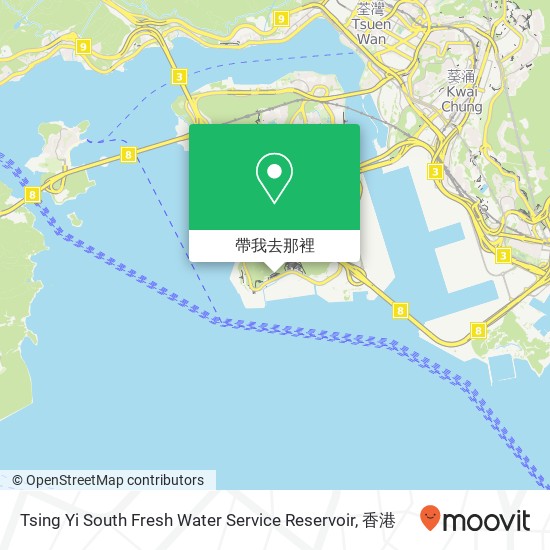 Tsing Yi South Fresh Water Service Reservoir地圖
