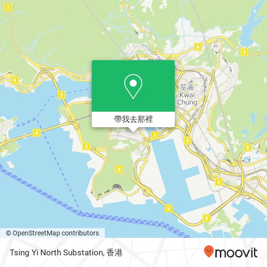 Tsing Yi North Substation地圖