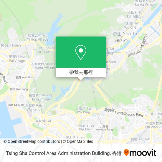 Tsing Sha Control Area Administration Building地圖