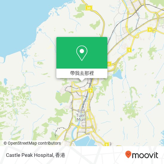 Castle Peak Hospital地圖