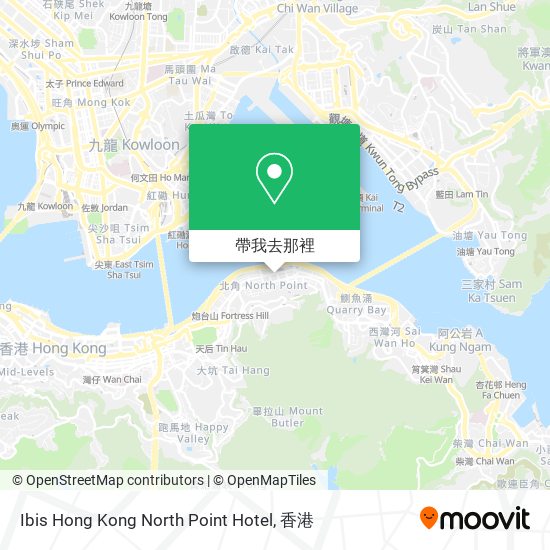 Ibis Hong Kong North Point Hotel地圖