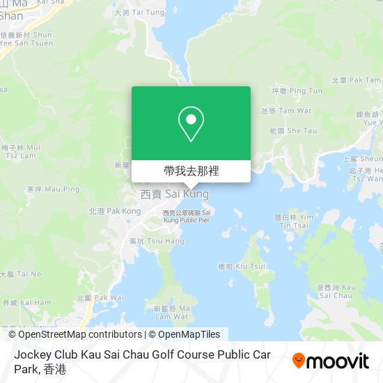 Jockey Club Kau Sai Chau Golf Course Public Car Park地圖