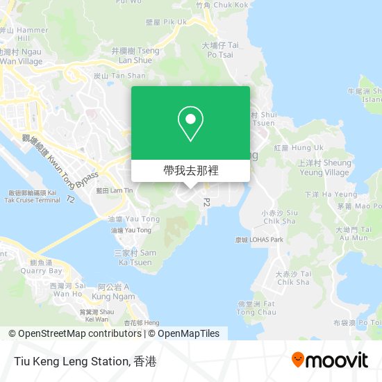 Tiu Keng Leng Station地圖