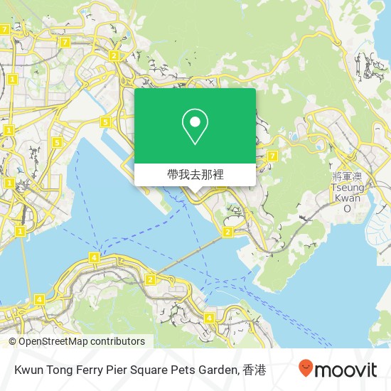 Kwun Tong Ferry Pier Square Pets Garden地圖