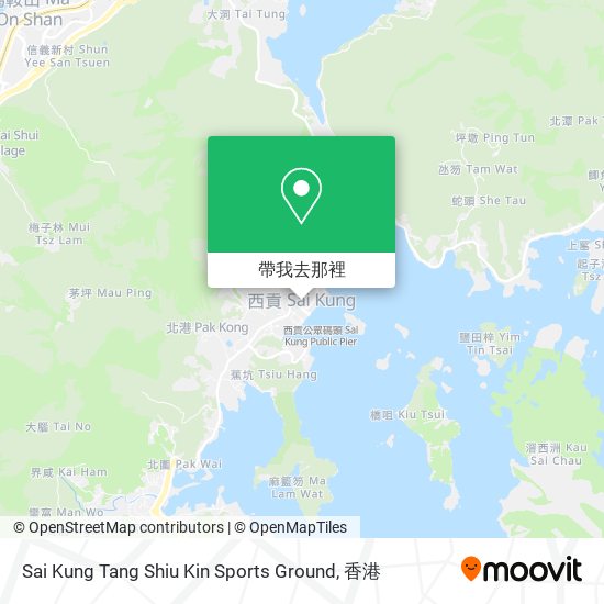 Sai Kung Tang Shiu Kin Sports Ground地圖