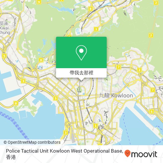 Police Tactical Unit Kowloon West Operational Base地圖