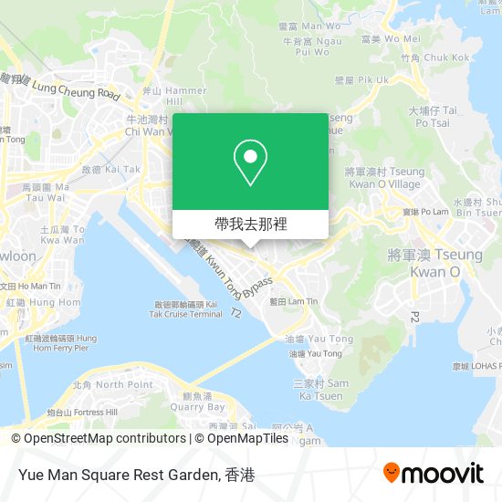 Yue Man Square Rest Garden地圖