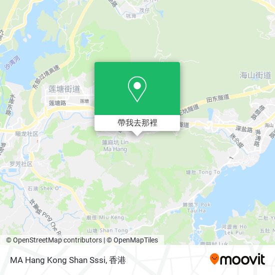MA Hang Kong Shan Sssi地圖