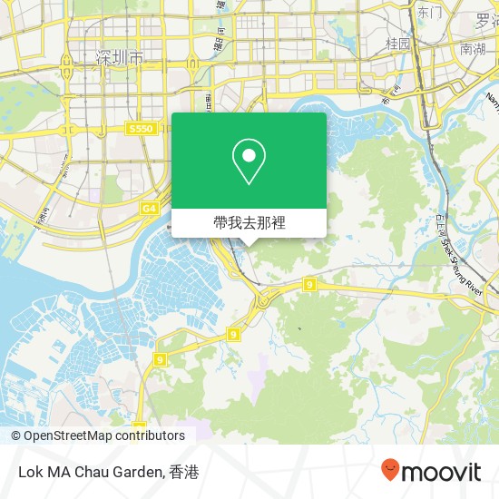 Lok MA Chau Garden地圖