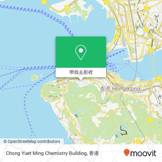Chong Yuet Ming Chemistry Building地圖