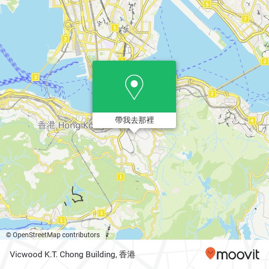 Vicwood K.T. Chong Building地圖