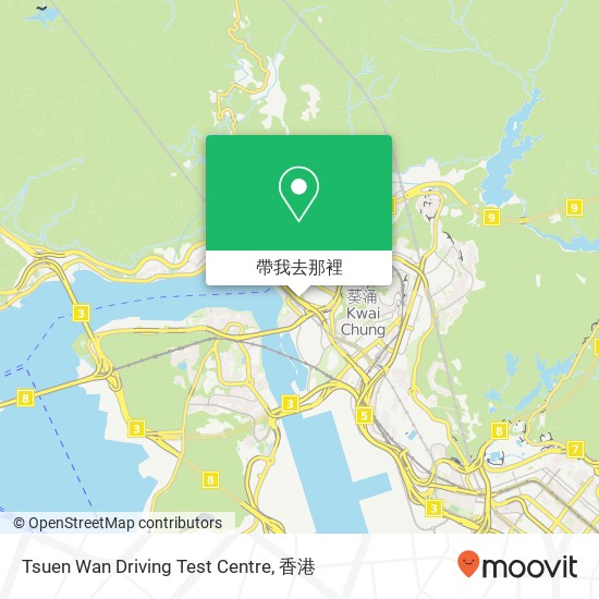 Tsuen Wan Driving Test Centre地圖