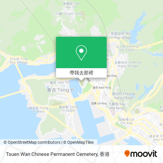 Tsuen Wan Chinese Permanent Cemetery地圖